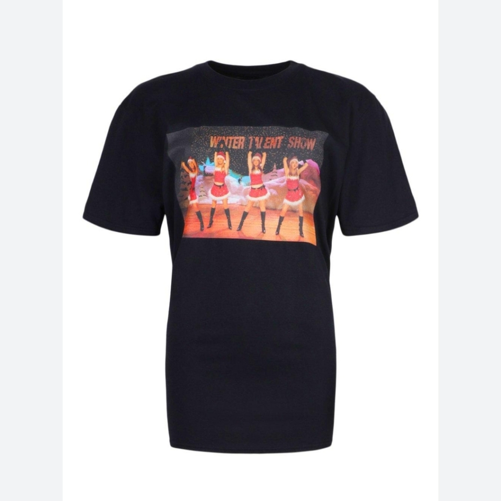 Means girls graphic tee